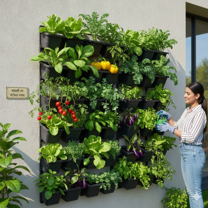 वर्टिकल गार्डन क्या है? दीवार पर पौधे लगाने का आसान तरीका