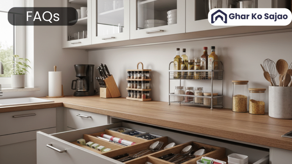 किचन का सामान कैसे सेट करें? (Kitchen ka Saman Kaise Set Kare) 15 FAQs