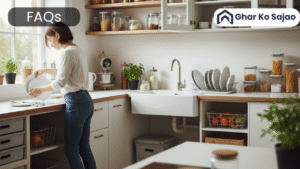 Kitchen ko sajane ka tarika kya hai (किचन को सजाने का तरीका क्या है?) 15 FAQs