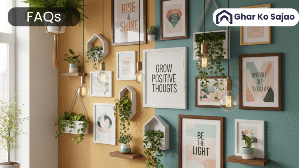 दीवार को कैसे सजाएं? (How to Decorate a Wall?) 15 FAQs
