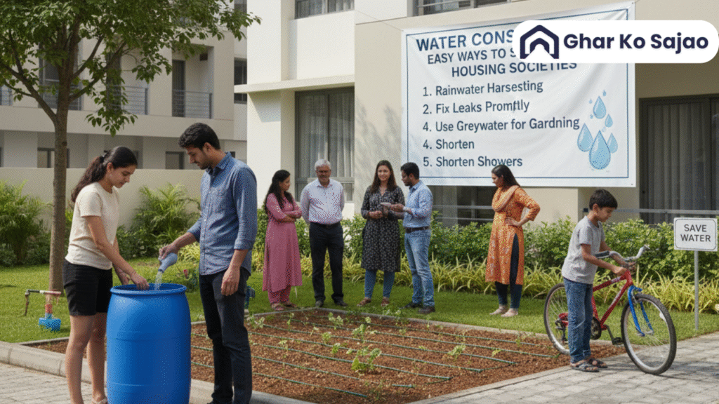जल संरक्षण: हाउसिंग सोसाइटी में पानी बचाने के आसान तरीके