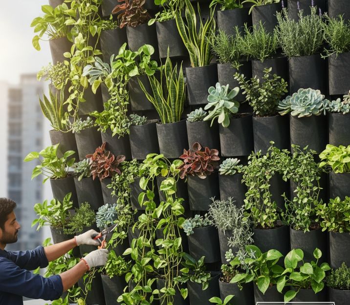 वर्टिकल गार्डन की देखभाल कैसे करें (Vertical Garden Maintenance)