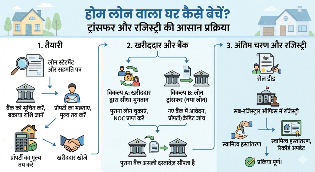 घर बेचते समय होम लोन का क्या करें? पूरी जानकारी आसान भाषा में