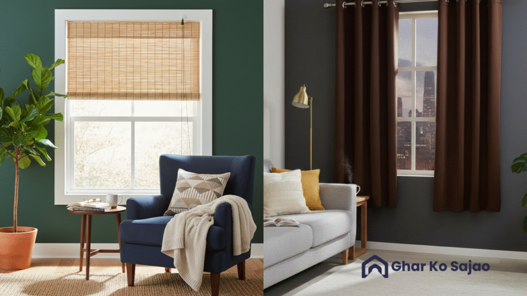 ऐसे ऑफिस कर्टन्स जो दिन की रोशनी भी आने दें और प्राइवेसी भी बनाए रखें